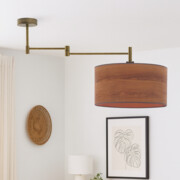 Regulowana lampa sufitowa z przegubami RANGUN ECO w stylu skandynawskim