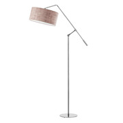 Lampa podłogowa w stylu glamour LIBERIA VELUR z przegubami