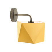 Kinkiet z musztardowym abażurem CEDAR