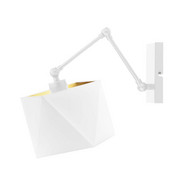 Nowoczesny kinkiet biały o prostym designie AMARILLO GOLD