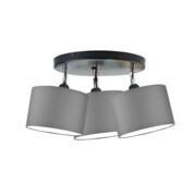 Regulowana lampa sufitowa w stylu scandi DAKOTA lampa sufitowa 3 źródła światła