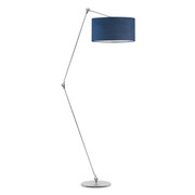 Lampa podłogowa z regulacją kąta padania światła BARI VELUR