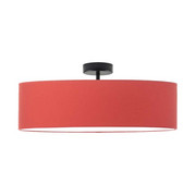 Okrągły plafon sufitowy WENECJA fi - 60 cm - kolor czerwony