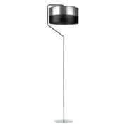 Srebrna lampa stojąca do salonu glamour TESALLIA GLAM