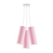 Różowa lampa wisząca pająk VIZELA T3