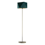 Designerska lampa stojąca do salonu FIDŻI GOLD