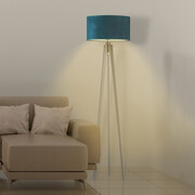 Nowoczesna lampa podłogowa na trójnogu MIAMI VELUR
