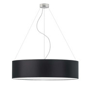 Czarna lampa wisząca PORTO fi - 80 cm - kolor czarny