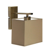 Kinkiet ścienny z beżowym abażurem do sypialni MALTA