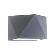 Geometryczny szary plafon z abażurem KOLORADO