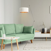 Klasyczna lampa podłogowa z regulacją klosza BARI GOLD