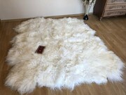 Dywan ze skór owczych długi włos Island 