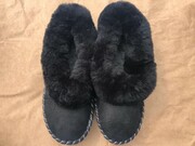 Kapcie góralskie - Bambosze regionalne (czarne) Janosik