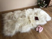 Dywan ze skór owczych długi włos Island 