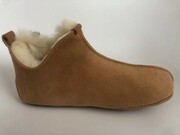 Buty bambosze premium ze skóry owczej - miodowe - męskie Janosik