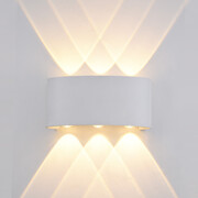 Italux Ortelo OWL-451-3-WH kinkiet lampa ścienna ogrodowa 1x6W LED IP54 biała - wysyłka w 24h ITALUX
