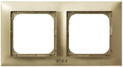 Ramka podwójna Ospel Impresja RH-2Y/28 do łączników IP44 złoty metalik - wysyłka w 24h OSPEL