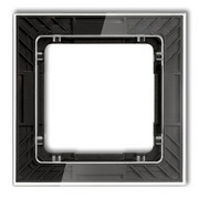 Ramka pojedyncza Karlik Deco Art 52-12-DRS-1 efekt szkła spód czarny ramka transparentna Karlik