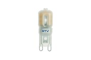 Żarówka LED GTV LD-G93W25-32 2,5W G9 220-240V SMD 2835 ciepła biała AC 360° ściemnialna - wysyłka w 24h GTV