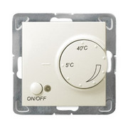Regulator temperatury Ospel Impresja RTP-1YN/M/27 z czujnikiem napowietrznym ecru OSPEL