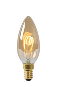 Lucide Led 49043/03/62 żarówka dekoracyjna LED filament bulbs 1x3W E14 bursztynowa - wysyłka w 24h LUCIDE