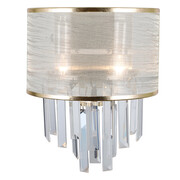 Italux Torreia WL-45660-2 kinkiet lampa ścienna 2x40W E14 antyczny mosiądz ITALUX