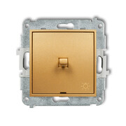 Łącznik zwierny światło Karlik Icon 29IWPUS-5 w stylu amerykańskim złoty Karlik