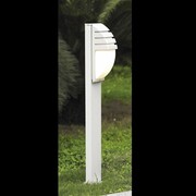 Italux Decora lampa stojąca zewnętrzna 1X60W E27 biała 5161-1/100 ALU ITALUX