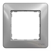 Ramka pojedyncza Schneider Sedna Design SDD313801 srebrne aluminium Design & Elements - wysyłka w 24h Schneider