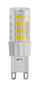 Żarówka LED GTV LD-G9P5WE0-40 5W G9 SMD 2835 neutralna AC 230V kąt świecenia 360st. 400lm 4000K - wysyłka w 24h GTV