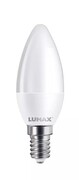Żarówka LED 6W (40W) E14 C37 świeczka 470lm 230V 3000K ciepła SMD Lumax LL098 - wysyłka w 24h LUMAX