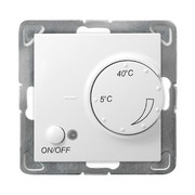Regulator temperatury Ospel Impresja RTP-1YN/M/00 z czujnikiem napowietrznym biały - wysyłka w 24h OSPEL