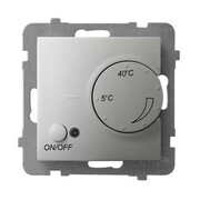 Regulator temperatury Ospel Aria RTP-1UN/m/18 z czujnikiem napowietrznym srebrny OSPEL