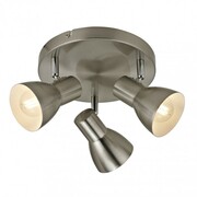 Italux Riado SPL-3422-3-SN plafon lampa sufitowa spot 3x40W E14 nikiel satynowany ITALUX