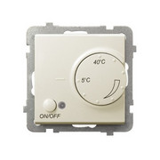 Regulator temperatury Ospel Sonata RTP-1RN/m/27 z czujnikiem napowietrznym ecru OSPEL