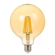 Żarówka LED Lumax Amber LC161 12W E27 G125 1300lm bursztynowa dekoracyjna filament - wysyłka w 24h LUMAX