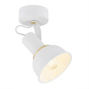 Argon Twist 4899 plafon lampa sufitowa 1x7W E14 biały/mosiądz ARGON