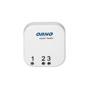 Nadajnik pojedynczy Orno OR-SH-1753 podtynkowy do zdalnego sterowania przekaźnikami podtynkowymi i gniazdami biały ORNO