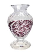 Kryształowy grawerowany Wazon Pojednanie z Bogiem 35 cm MaRika