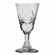 Kryształowe kieliszki do wódki 30ml Mrożony Listek 6 sztuk MaRika