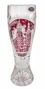 Grawerowany kryształowy kufel do Piwa 500 ml Kraków MaRika