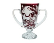 Kryształowy grawerowany puchar Kareta MaRika