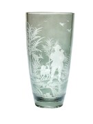 Stalowy grawerowany wazon Myśliwski 20 cm MaRika