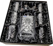 Kryształowy zestaw karafka i szklanki do whisky Ananas MaRika