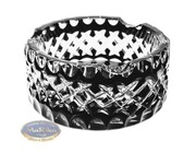 Czarna kryształowa popielnica MaRika