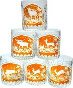 Grawerowane kryształowe szklanki do Whisky 280 ml MaRika