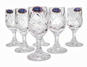 Kryształowe kieliszki do wódki 25ml Ananas 6 szt MaRika