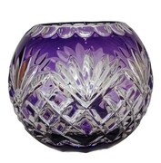 Ametystowy kryształowy wazon 10 Ananas MaRika
