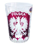 Kryształowy kieliszek do wódki z wygrawerowanym orłem Polskim 80ml MaRika