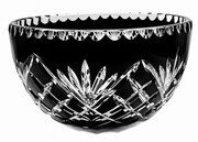 MaRika crystal Czarna kryształowa misa na owoce 20 cm ananas MaRika